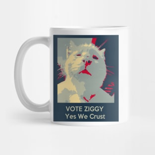 Vote Ziggy - Yes We Crust Mug